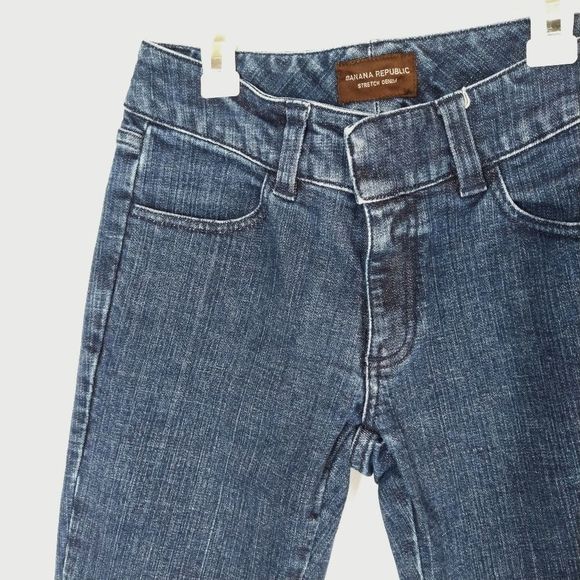 Banana Republic Stretch Denim Woman's Jeans Size 6 - Picture 3 of 6